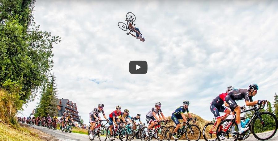 Backflip en el Tour de Polonia