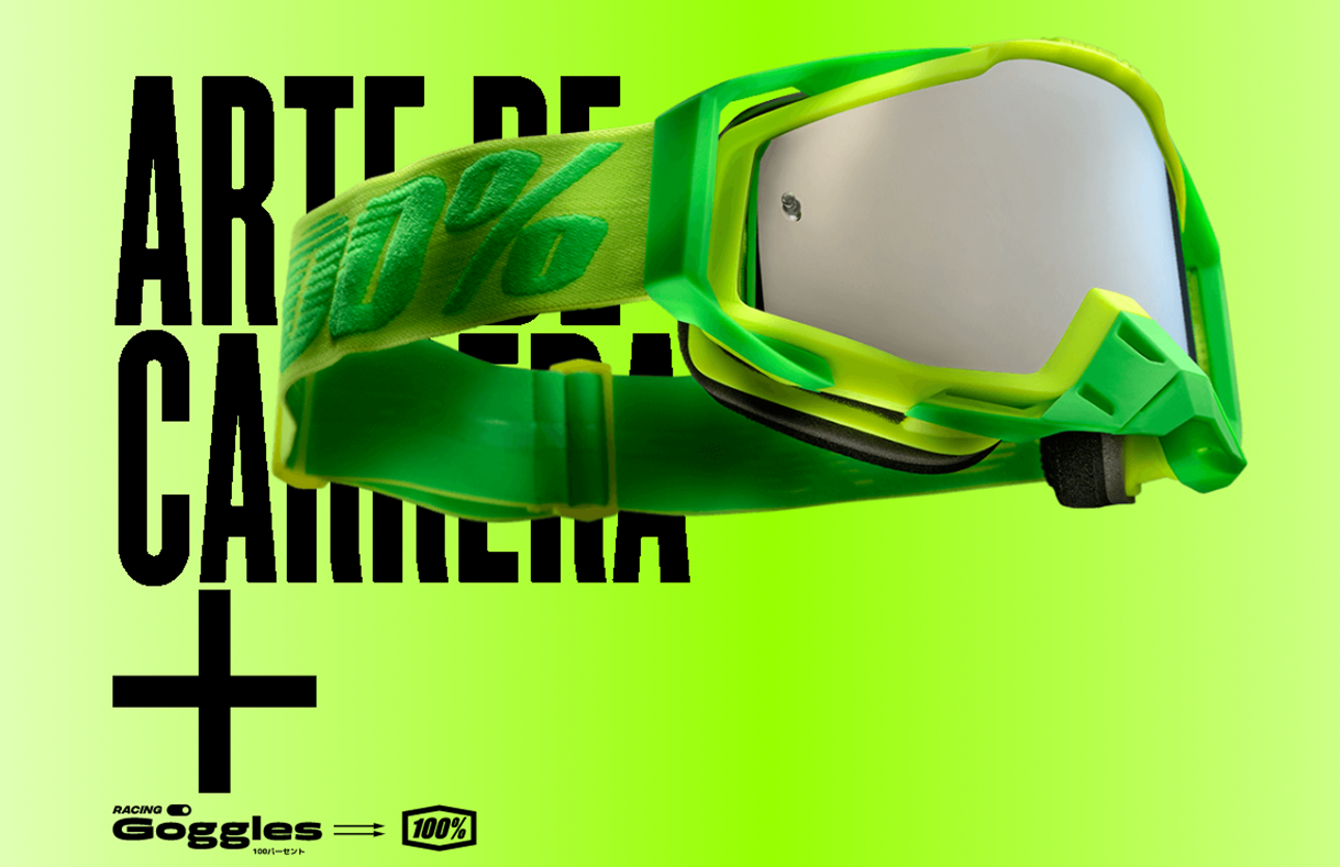Nueva máscara de protección MTB/BTT 100% Racecraft+