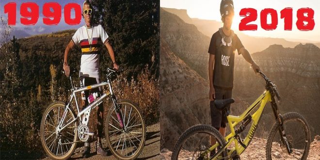 EVOLUCION DEL DOWNHILL MTB DESDE 1990 A 2018