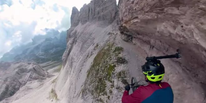 VIA FERATA EN MOUNTAIN BIKE POR KILIAN BRON
