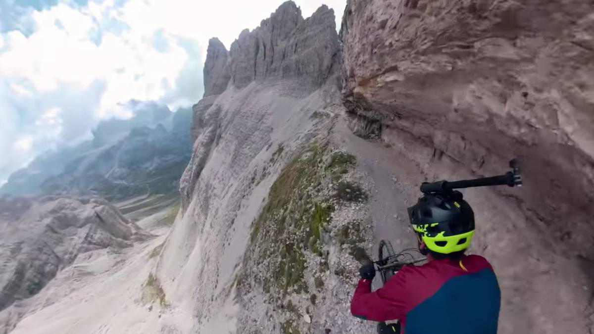 VIA FERATA EN MOUNTAIN BIKE POR KILIAN BRON