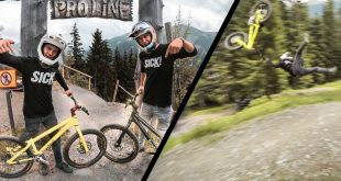 DOWNHILL CON BICI DE TRIAL RETO DE ELIAS SCHWAERZLER Y FABIO WIBMER