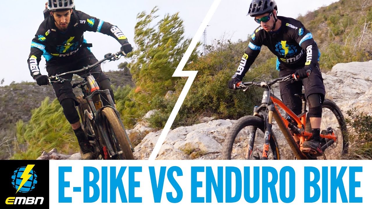 ENDURO BIKE Vs EBIKE RACE