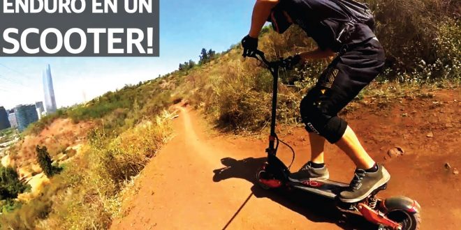 ENDURO MTB CON PATINETE ELECTRICO - SE NOS VA DE LAS MANOS!!