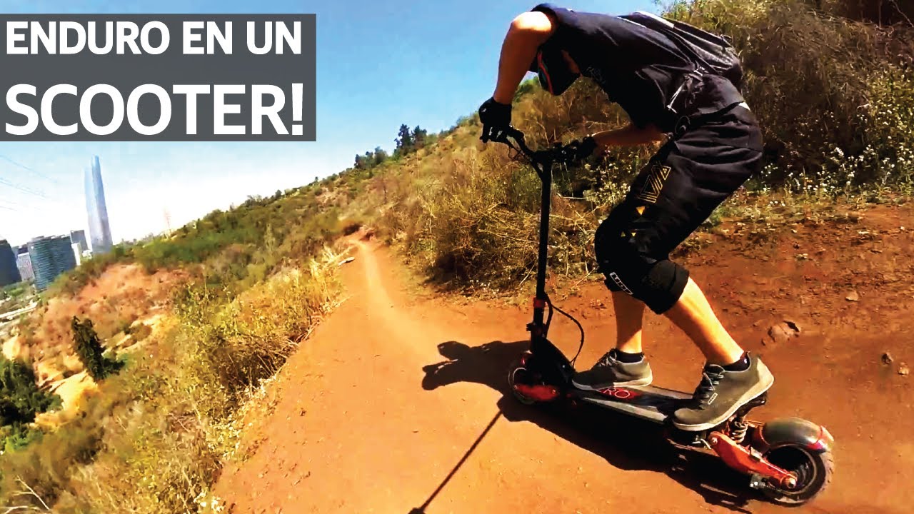 ENDURO MTB CON PATINETE ELECTRICO - SE NOS VA DE LAS MANOS!!