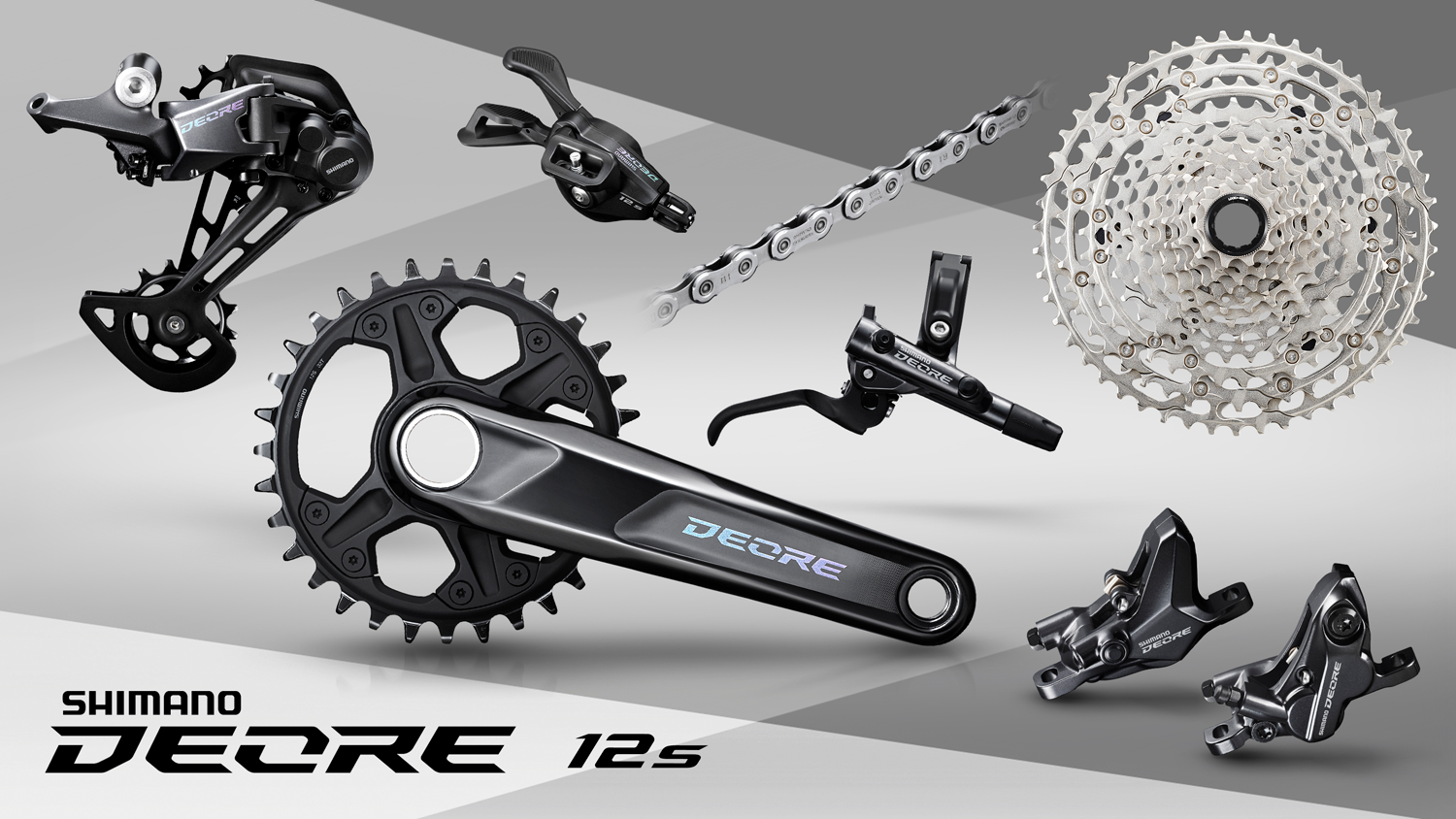 NOVEDADES SHIMANO DERORE 12v, BATERÍAS EBIKES Y OTROS COMPONENTES MTB