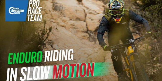 SAM HILL Y EL TEAM CHAIN REACTION CYCLES A CÁMARA LENTA