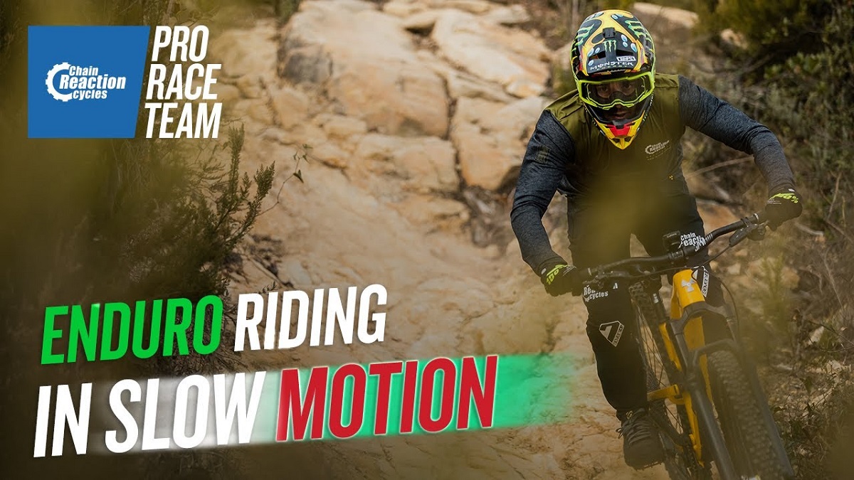 SAM HILL Y EL TEAM CHAIN REACTION CYCLES A CÁMARA LENTA