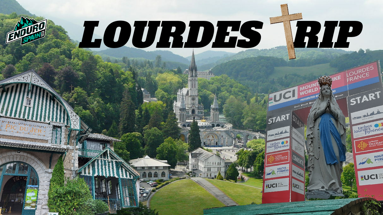 CON LA IGLESIA HEMOS TOPADO DOWNHILL MTB