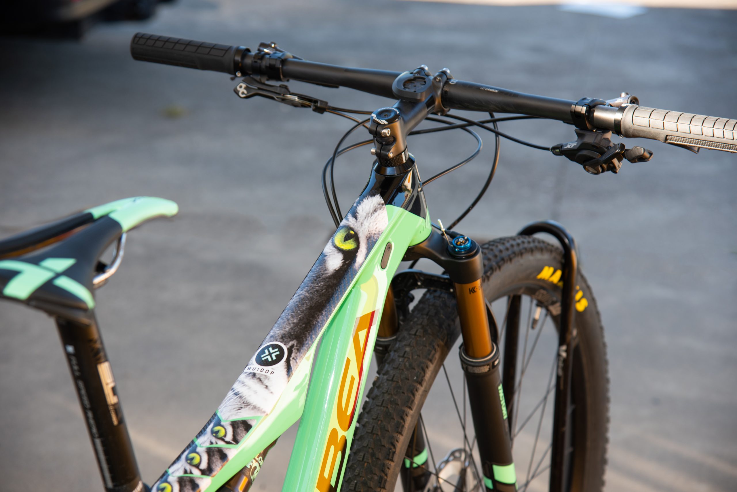 Protector cuadro carbono personalizado - adhesivo - pegatina - bicicleta -  vinilo
