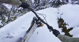 VICENT TUPIN REALIZANDO SNOWBIKE EN NIEVE POLVO