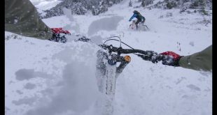 VINCENT TUPIN SNOWBIKE EN NIEVE POLVO