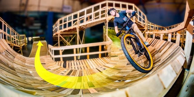 EL TRAZADO INDOOR PUMPTRACK MAS LARGO DEL MUNDO