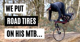 SE PUEDE BAJAR CON UNA BICI DE ENDURO CON RUEDAS DE CARRETERA?