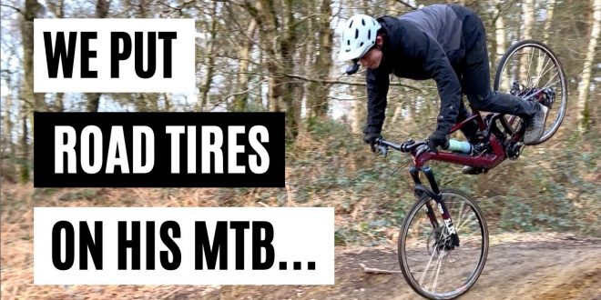 SE PUEDE BAJAR CON UNA BICI DE ENDURO CON RUEDAS DE CARRETERA?