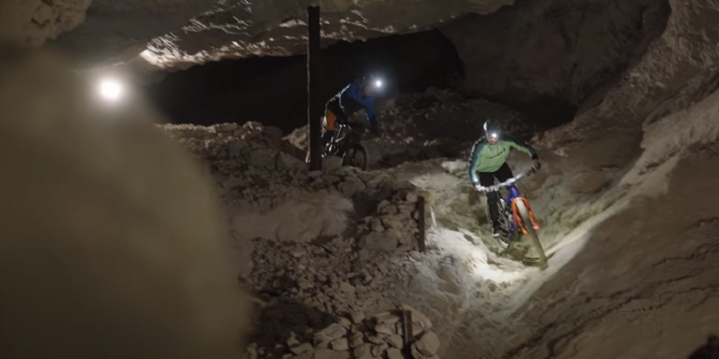 VID PERSAK HACIENDO ENDURO MTB EN UNA MINA DE PLOMO