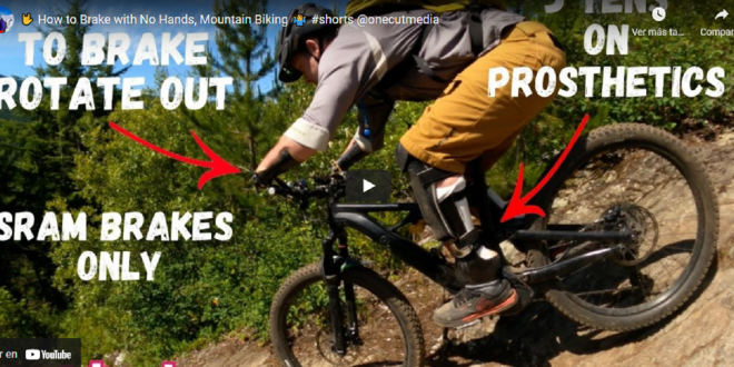 PERDIÓ SUS MANOS PERO SIGUE PRACTICANDO ENDURO MTB