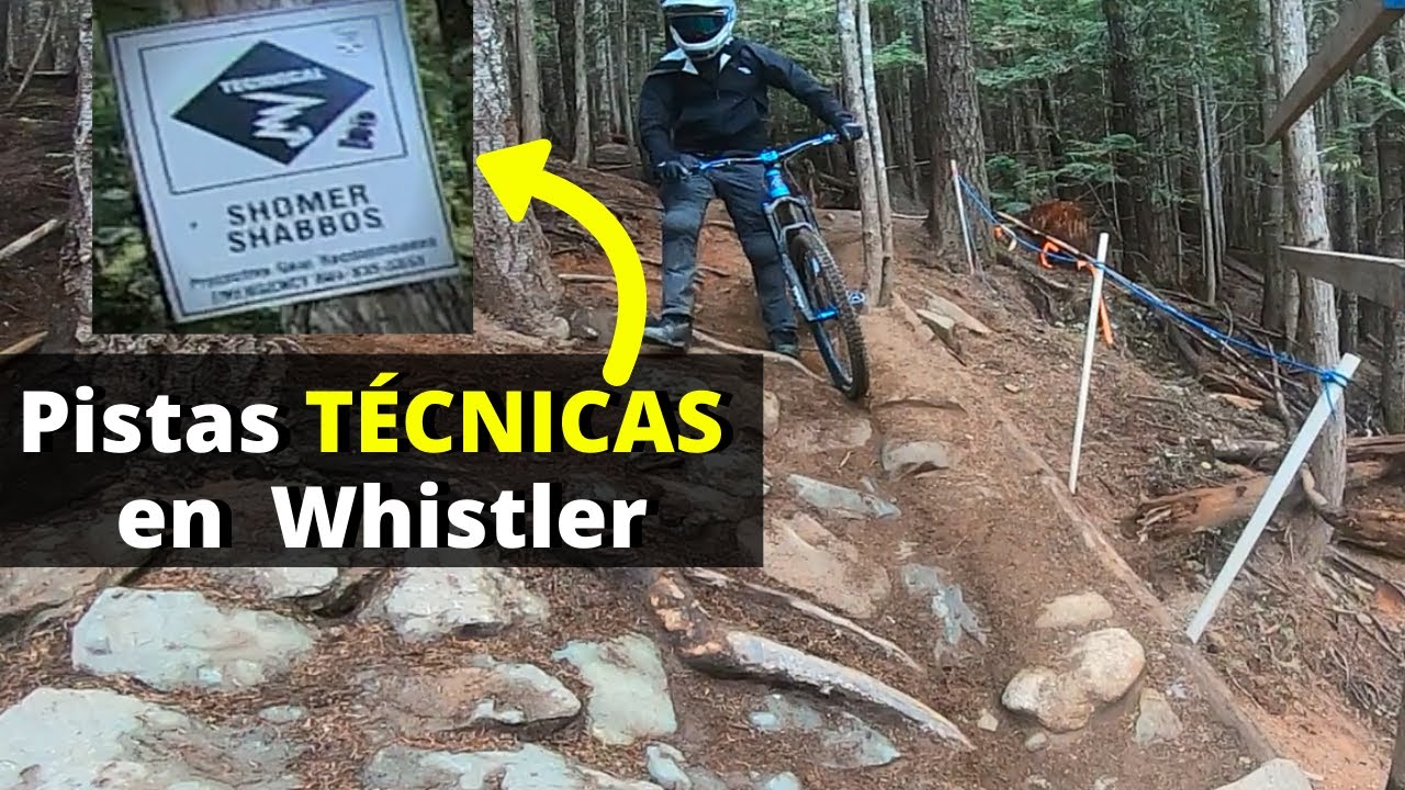 ¿COMO SON LAS PISTAS NEGRAS MTB DE WHISTLER?