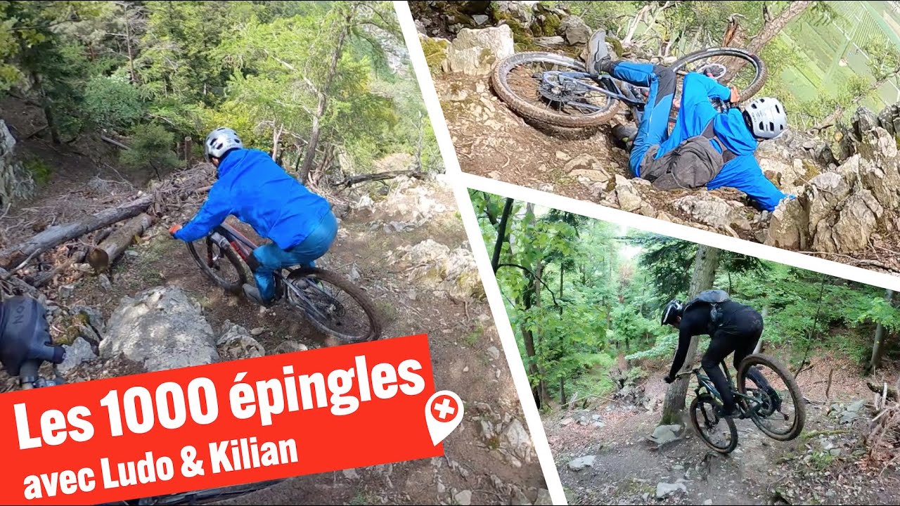 LUDO MAY Y KILIAN BRON SE LO PASAN COMO NIÑOS EN EL LEGENDARIO SENDERO "LES 1000 EPINGLES"