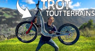 DOWNHILL CON UN PATINETE MTB