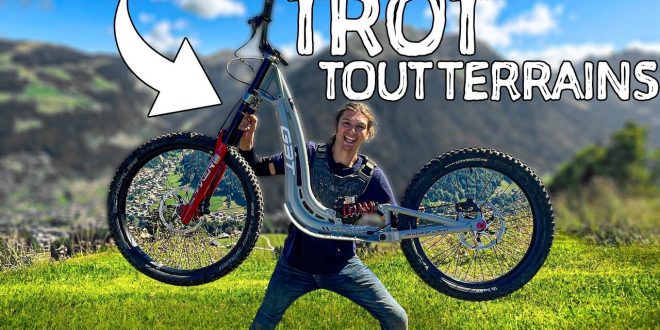 DOWNHILL CON UN PATINETE MTB