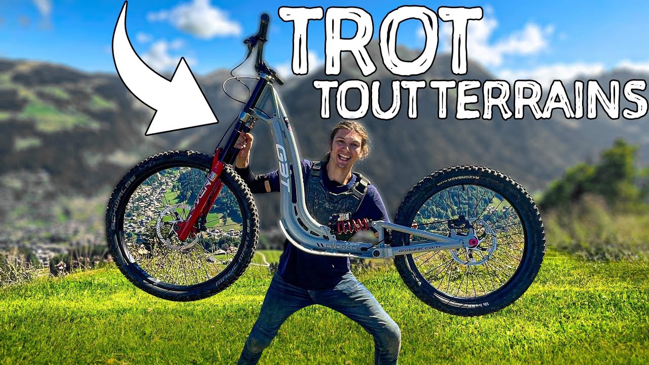 DOWNHILL CON UN PATINETE MTB