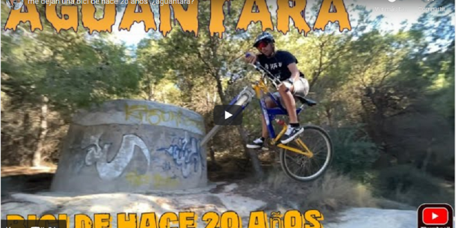 Le dejan una MTB de hace 20 años y le tira a todo ¿aguantara?