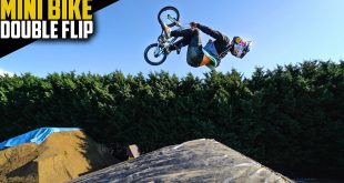 El reto de un un doble backflip en una minibike ¿Lo conseguirá?