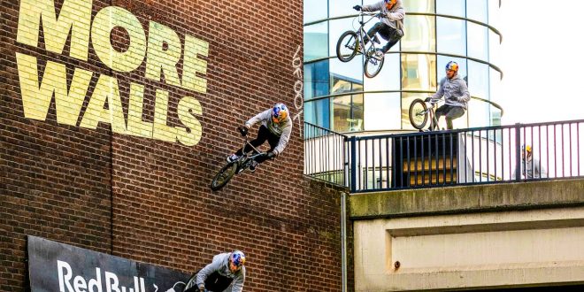 Sebastian Keep alardeando del mejor BMX