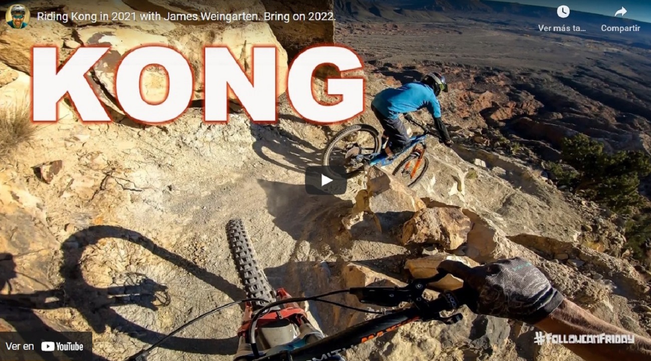 Nate Hills en el Kong Trail MTB BOOM!