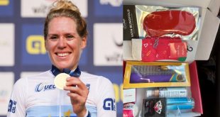 La ciclista Ellen van Dijk es premiada con juguetes sexuales