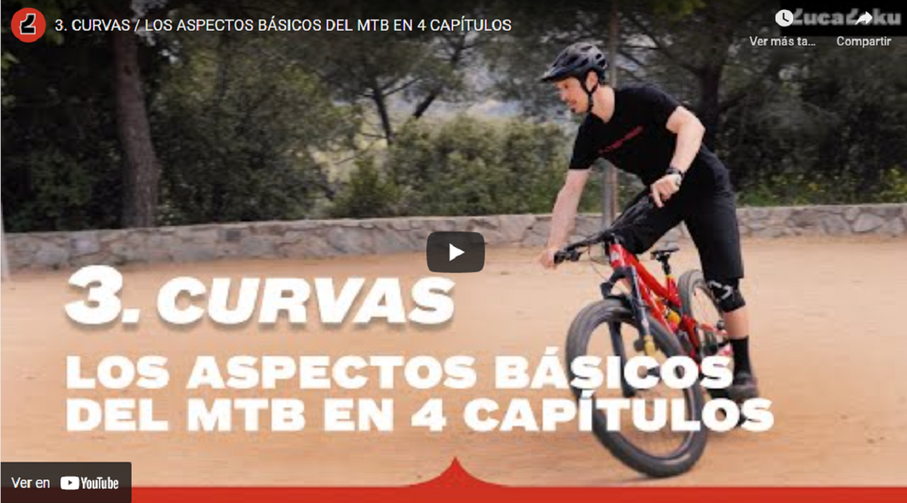 Tecnica para trazar curvas MTB