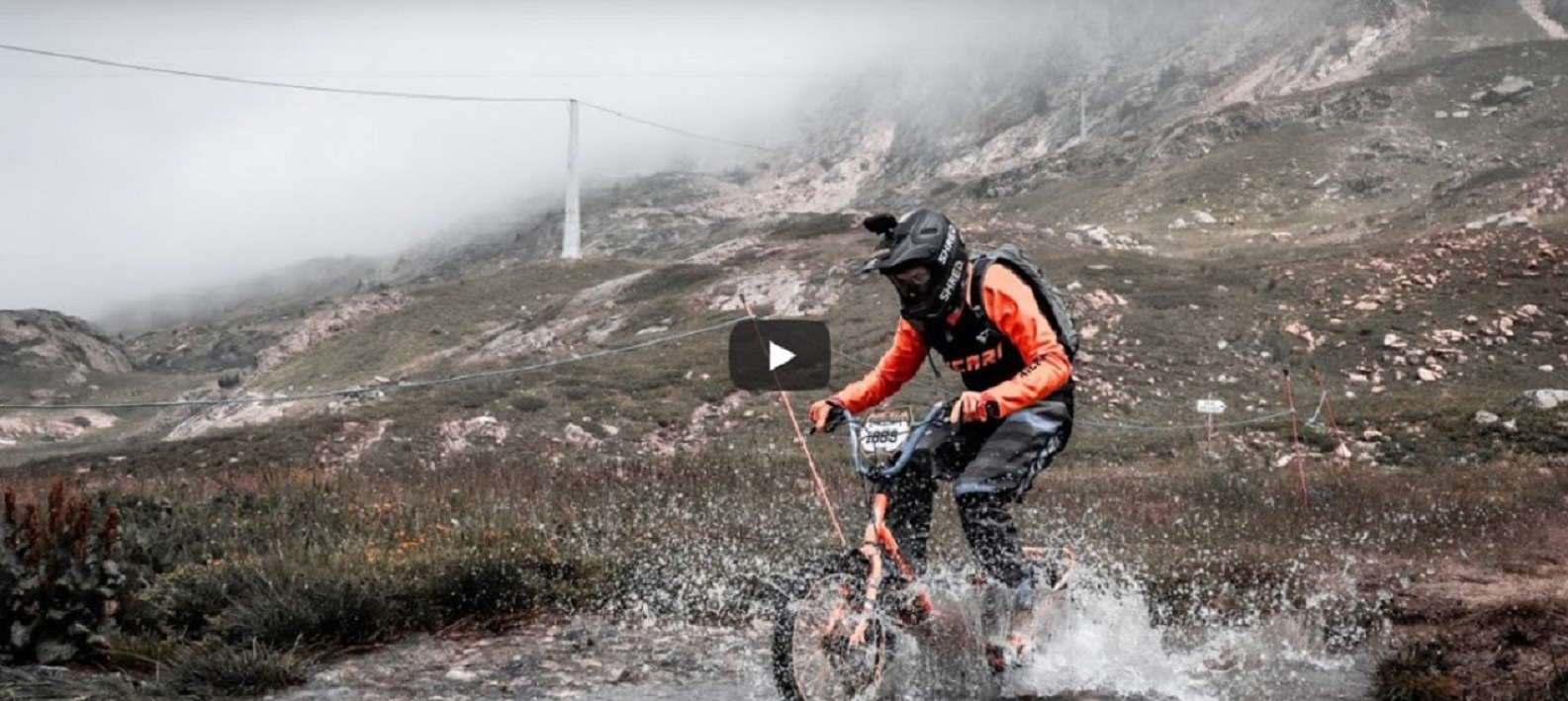 Corre la Megavalanche Alpe d'Huez con una bici rigida de paseo
