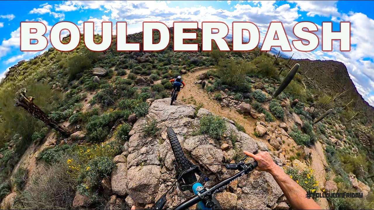 Nate Hills bajando uno de los rock gardens mas entretenidos