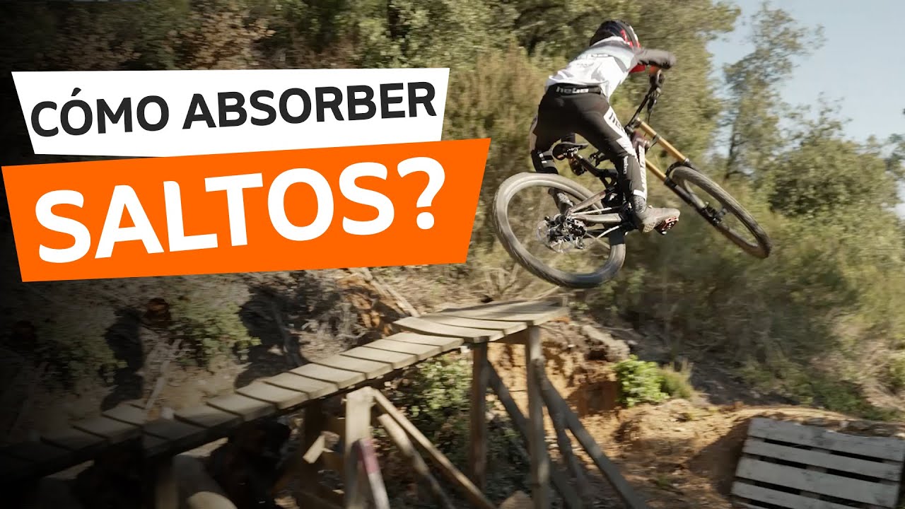 Como absorber un salto MTB